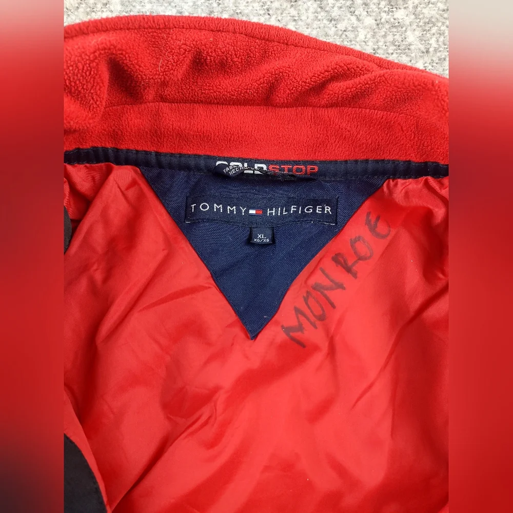 Tommy Hilfiger Black Red Jacket XL Coldstop